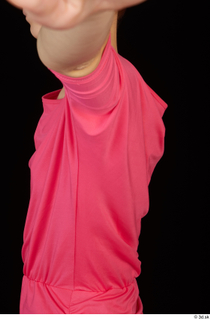 Kyoko clothing pink dress standing whole body 0030.jpg